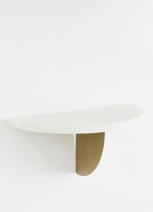 Мраморная настенная полка h&m home