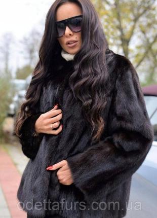 Шикарная норковая шубка  авто леди saga mink