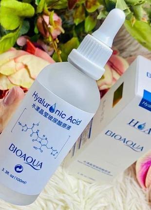 Финальная распродажа! хит! сыворотка с гиалуроном для лица и декольте bioaqua probeauty