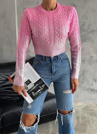 Свитер с напылением