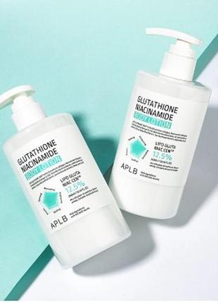 Лосьон для тела  с ниацинамидом aplb  glutathione niacinamide body lotion 300ml