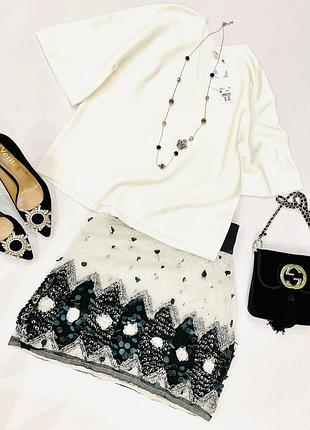 Бесшовная вязаная блуза uniqlo