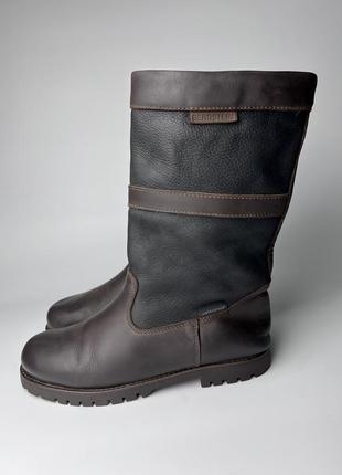 Кожаные зимние сапоги bergstein waterproof
