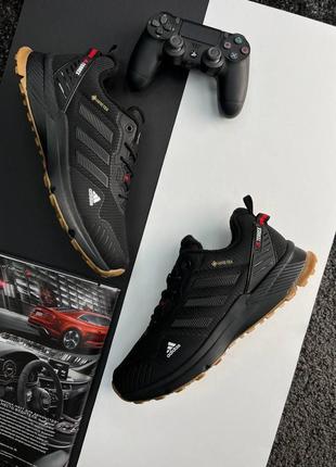 Мужские кроссовки adidas terrex black red gum