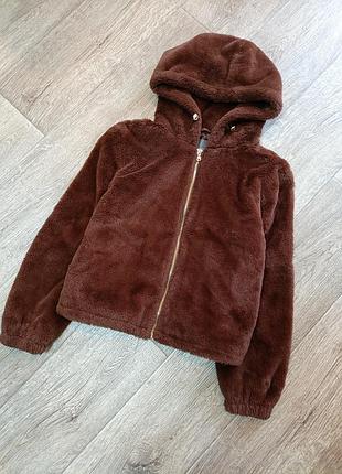 Шоколадна шубка шуба куртка