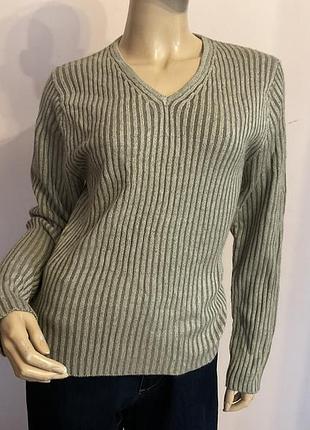 Стильный свитер - лапша/ l/ brend casa blanca