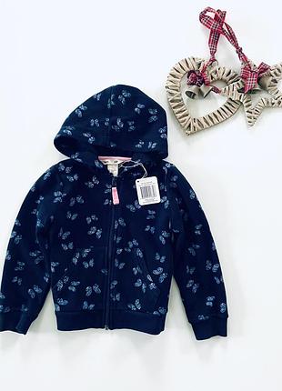 Тепла кофтинка з капюшоном для дівчинки 2-4 років від h&m