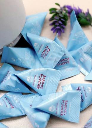 Скраб для лица в пирамидках «etude house baking powder crunch pore scrub»