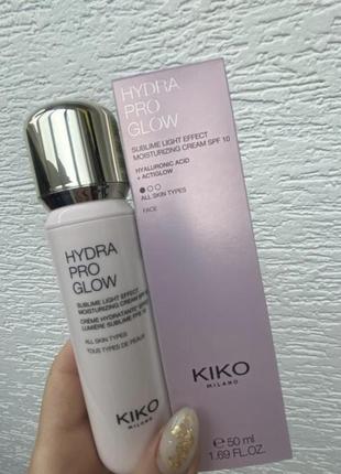 Крем hydra pro glow  з гіалуроновою кислотою kiko milano