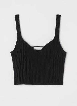 Топ рубчик l h&m