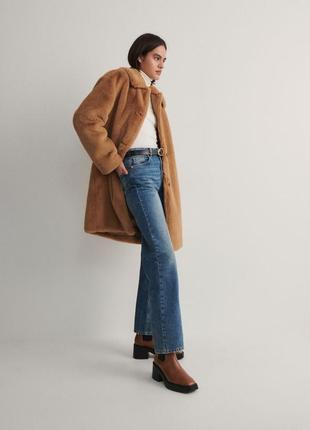 Шуба женская дубленка стиль zara