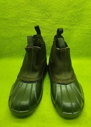 Ботинки baffin ankle boots winter brown leather slip on men's