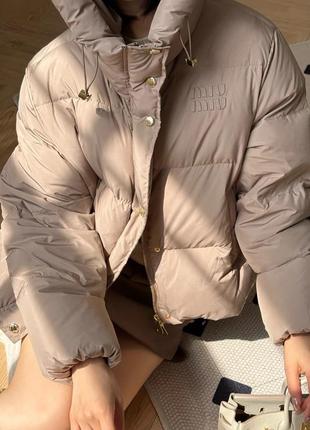 Пуховик miu miu