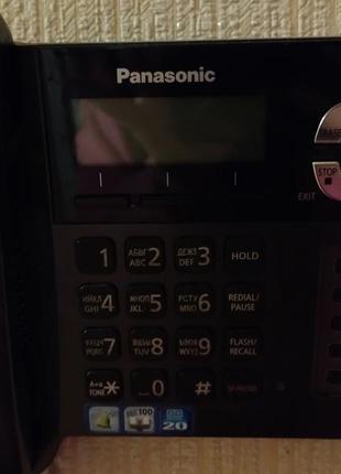 Проводной телефон на две трубки panasonic