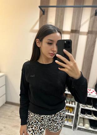 Базовый черный свитшот h&amp;m