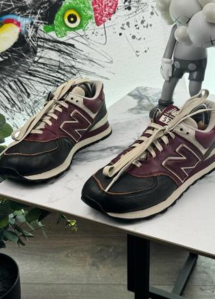 Кроссовки кожаные new balance 574 41 размер
