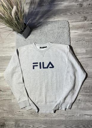 fila monogram 670 Fila logo print sweatshirt 162531298