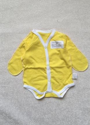 Боди длинный рукав закрытые ручки