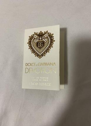 Dolce & gabbana devotion тестер пробник