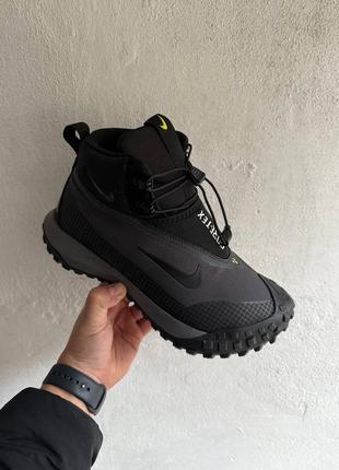 Кроссовки nike acg mountain fly high grey black fur7 фото