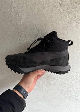Кроссовки nike acg mountain fly high grey black fur9 фото