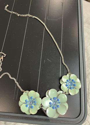 Підвіска із синіми квітами