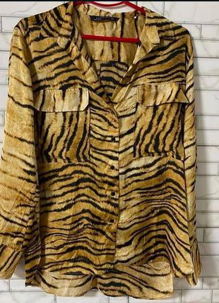 Рубашка в анималистичный принт