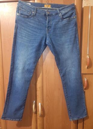 Чоловічі брендові стрейчеві джинси від jack&jones p 50-52