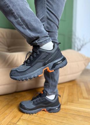 Кроссовки salomon Full acs black grey orange gore-tex