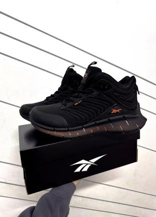 Reebok zig kinetika fur waterproof black-red ❄️