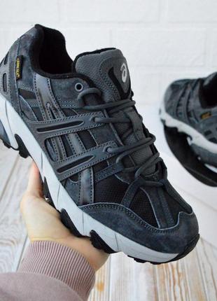 Зимние мужские кроссовки ASICS will be debuting a pair of brand new winter grey ассикс серого цвета термо3 фото