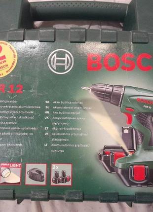 Дрель шуроповерт аккамуляторный bosh psr 12.