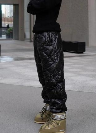 Стёганые штаны карго