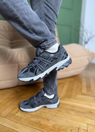 Кроссовки asics gel-sonoma dark grey fleece gore-tex