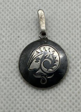 Кулон винтаж серебро 875