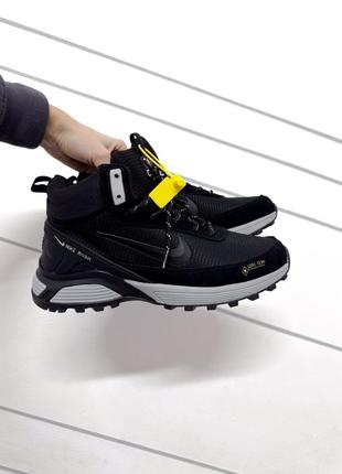 Nike rivah gore-tex fur black-gray ❄️