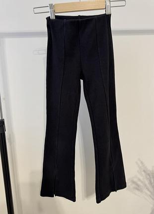 Штани кльош з розрізами  zara
