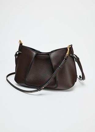 Zara небольшая сумка со складками