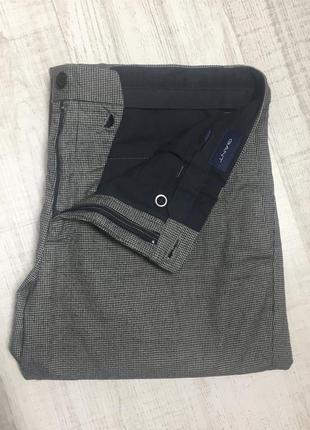 Штани чоловічі grant slim сірі в дрібну клітинку 36, 52, do