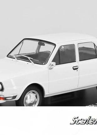 Масштабна модель skoda 105l (1978). nezapomenutelne automobily. масштаб 1:24