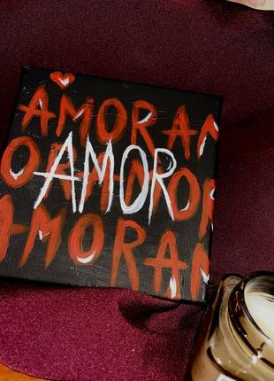 Картина «amor» ручной работы