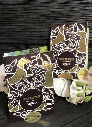Парфуми пробник irish leather memo paris