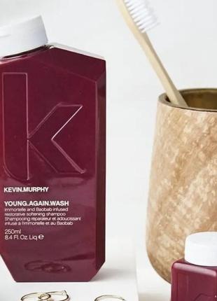 Шампунь для зміцнення та відновлення довгого волосся kevin.murphy young.again.was