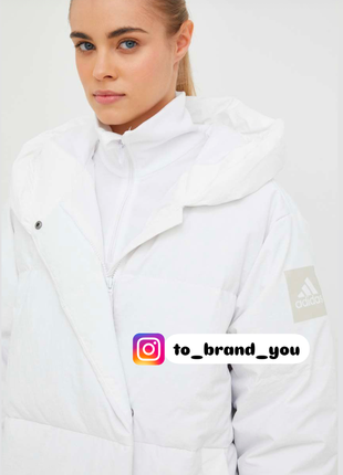 Зимняя пуховая куртка adidas оригинал4 фото