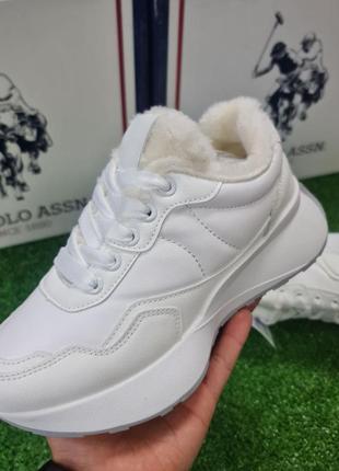 Зимние женские кроссовки на меху кожа stilli оригинал 36-41р xm14