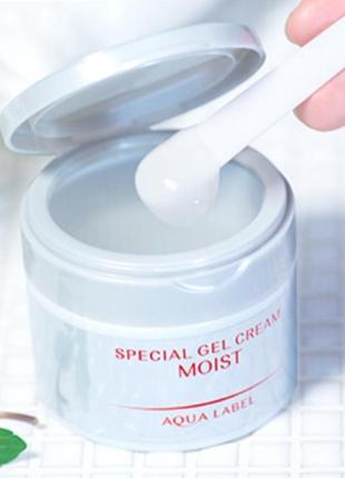 Японский охлаждающий гель-крем shiseido aqua 54 special gel cream moist cool, 90g