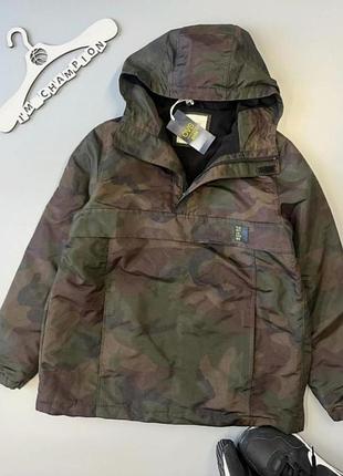 Куртка анорак на парня 12-13 лет (158 см) в камуфляжном стиле, итальялия.