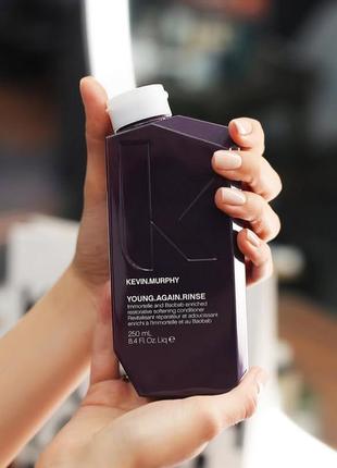 Кондиціонер для зміцнення та відновлення довгого волосся kevin murphy young again rinse