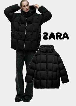 Пуховик zara xs/xxl