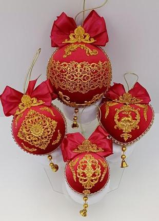Новогодний набор "красное золото"
